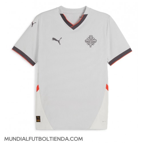 Camiseta Islandia Segunda Equipación Replica 2024 mangas cortas